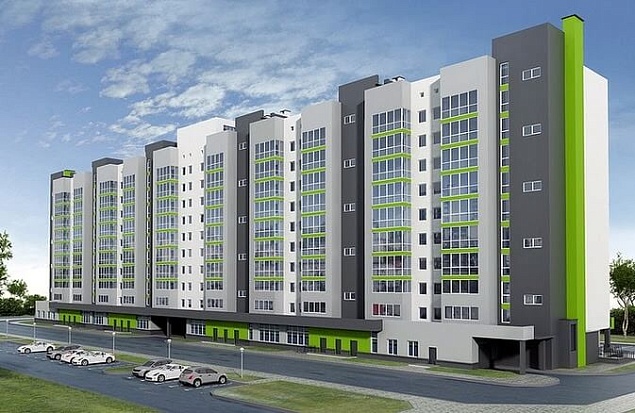 Многоквартирный жилой дом в квартале ул. Восточная - Олешева